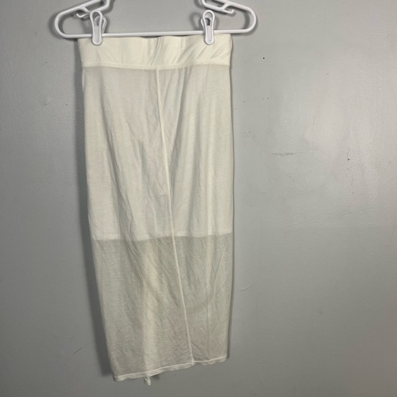 Helmut lang off white midi drape skirt size p/XS - Picture 4 of 9